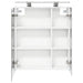 Dulap cu oglindă pentru baie Alb 60 x 14,5 x 70 cm - WALTI WALTI