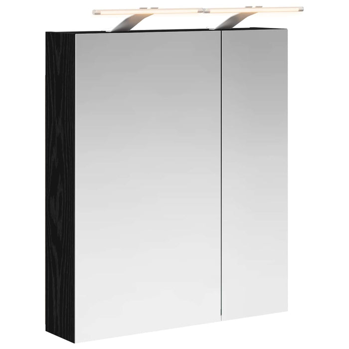 Dulap cu oglindă pentru baie Stejar Negru 60 x 14,5 x 70 cm - WALTI WALTI
