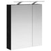 Dulap cu oglindă pentru baie Stejar Negru 60 x 14,5 x 70 cm - WALTI WALTI