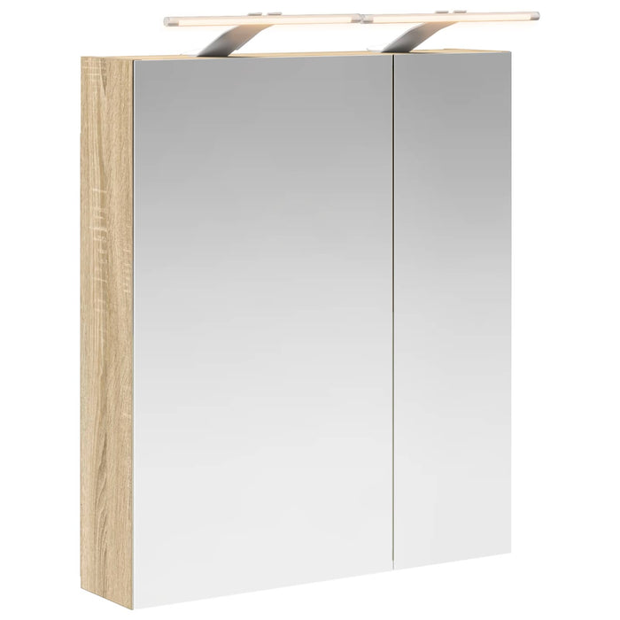 Dulap cu oglindă pentru baie Stejar Sonoma 60 x 14,5 x 70 cm - WALTI WALTI