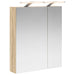 Dulap cu oglindă pentru baie Stejar Sonoma 60 x 14,5 x 70 cm - WALTI WALTI