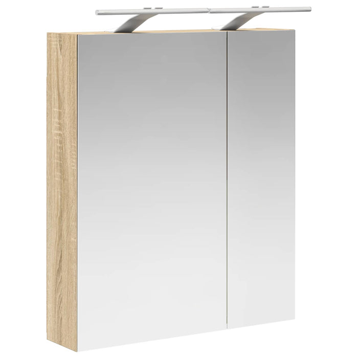 Dulap cu oglindă pentru baie Stejar Sonoma 60 x 14,5 x 70 cm - WALTI WALTI