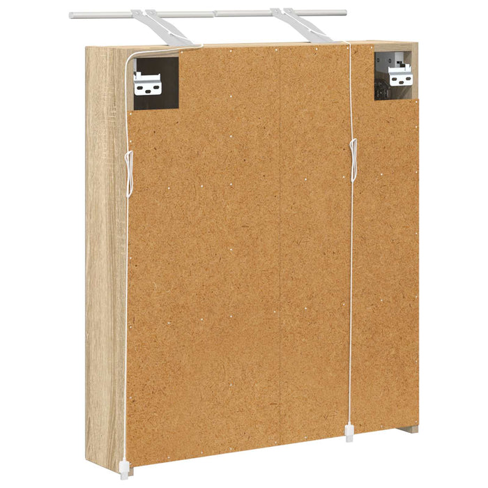 Dulap cu oglindă pentru baie Stejar Sonoma 60 x 14,5 x 70 cm - WALTI WALTI