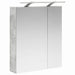 Dulap cu oglindă pentru baie Gri din beton 60 x 14,5 x 70 cm - WALTI WALTI