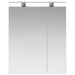 Dulap cu oglindă pentru baie Gri din beton 60 x 14,5 x 70 cm - WALTI WALTI