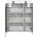 Dulap cu oglindă pentru baie Gri din beton 60 x 14,5 x 70 cm - WALTI WALTI