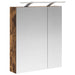 Dulap cu oglindă pentru baie Stejar fumuriu 60 x 14,5 x 70 cm - WALTI WALTI