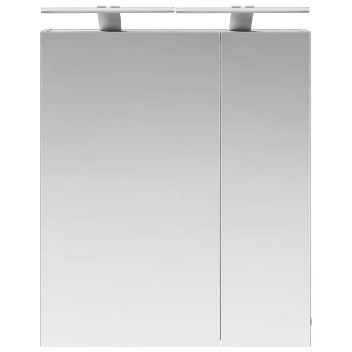 Dulap cu oglindă pentru baie Gri Sonoma 60 x 14,5 x 70 cm - WALTI WALTI