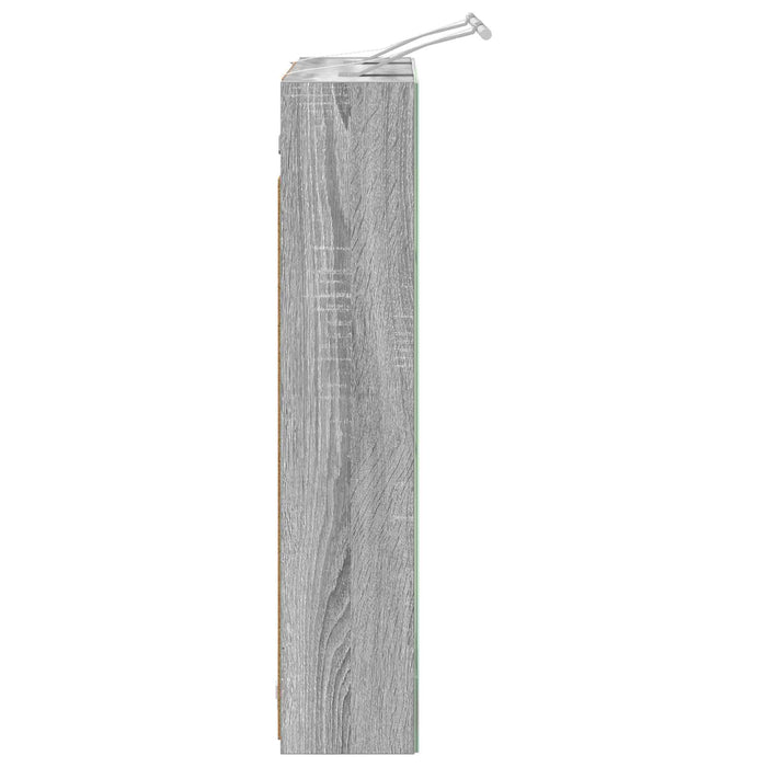 Dulap cu oglindă pentru baie Gri Sonoma 60 x 14,5 x 70 cm - WALTI WALTI