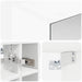 Dulap cu oglindă pentru baie Alb 60 x 14,5 x 50 cm - WALTI WALTI