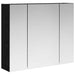 Dulap cu oglindă pentru baie Stejar Negru 60 x 14,5 x 50 cm - WALTI WALTI