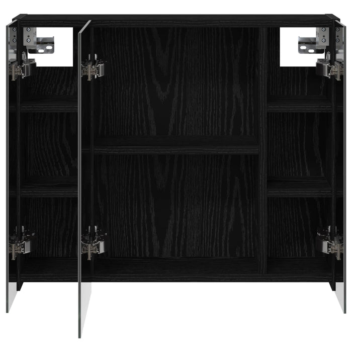Dulap cu oglindă pentru baie Stejar Negru 60 x 14,5 x 50 cm - WALTI WALTI