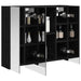 Dulap cu oglindă pentru baie Stejar Negru 60 x 14,5 x 50 cm - WALTI WALTI