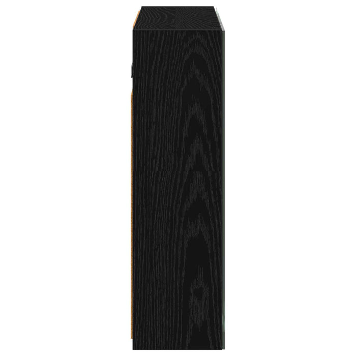 Dulap cu oglindă pentru baie Stejar Negru 60 x 14,5 x 50 cm - WALTI WALTI