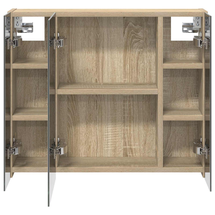 Dulap cu oglindă pentru baie Stejar Sonoma 60 x 14,5 x 50 cm - WALTI WALTI
