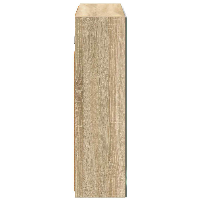Dulap cu oglindă pentru baie Stejar Sonoma 60 x 14,5 x 50 cm - WALTI WALTI