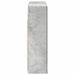 Dulap cu oglindă pentru baie Gri din beton 60 x 14,5 x 50 cm - WALTI WALTI