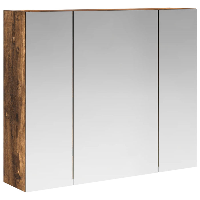 Dulap cu oglindă pentru baie Stejar fumuriu 60 x 14,5 x 50 cm - WALTI WALTI