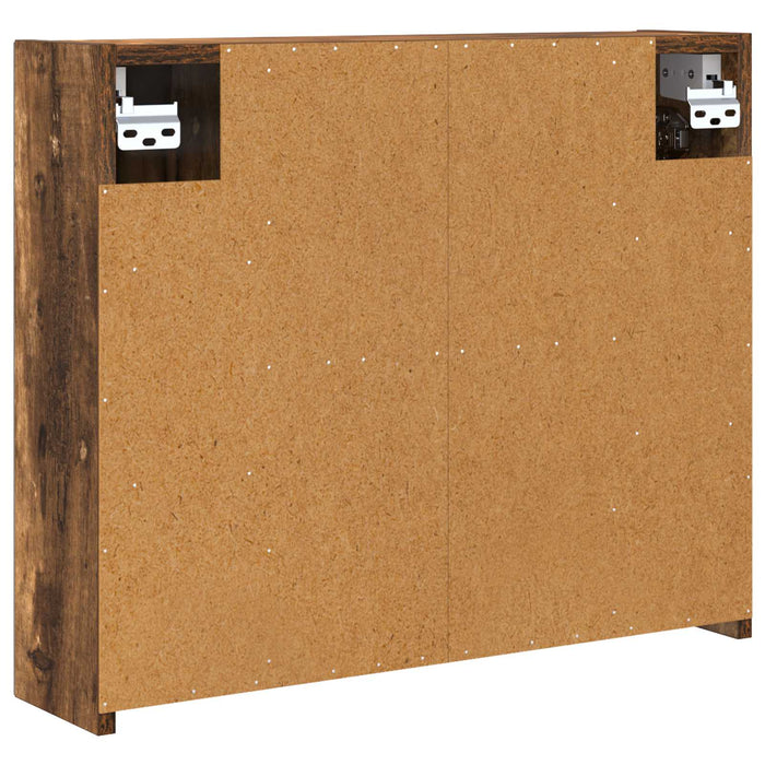 Dulap cu oglindă pentru baie Stejar fumuriu 60 x 14,5 x 50 cm - WALTI WALTI