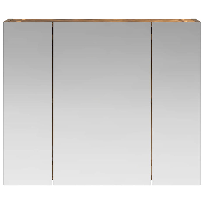 Dulap cu oglindă pentru baie Stejar fumuriu 60 x 14,5 x 50 cm - WALTI WALTI