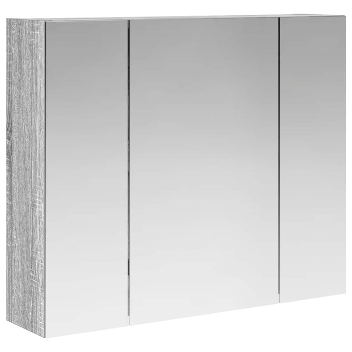 Dulap cu oglindă pentru baie Gri Sonoma 60 x 14,5 x 50 cm - WALTI WALTI