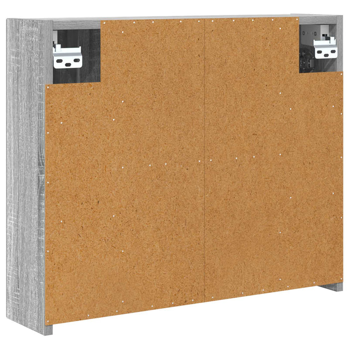 Dulap cu oglindă pentru baie Gri Sonoma 60 x 14,5 x 50 cm - WALTI WALTI