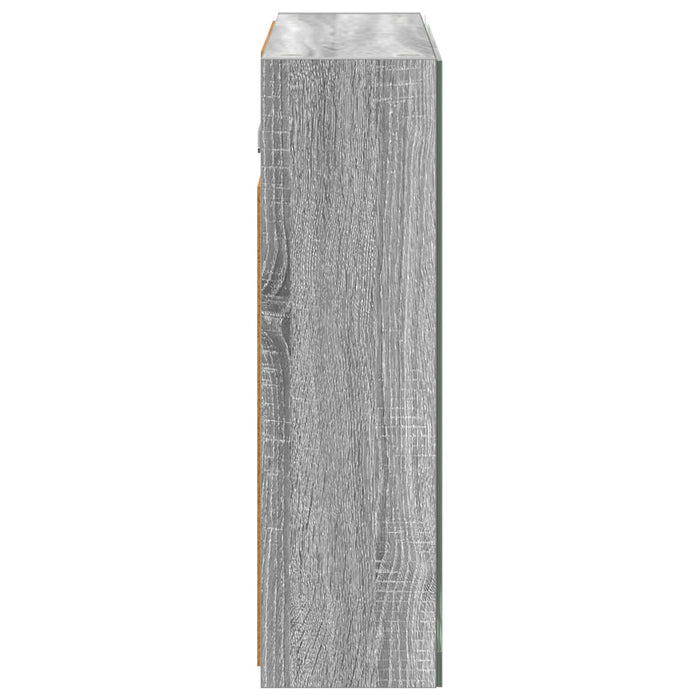 Dulap cu oglindă pentru baie Gri Sonoma 60 x 14,5 x 50 cm - WALTI WALTI