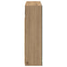 Dulap cu oglindă pentru baie Stejar artizanal 60 x 14,5 x 50 cm - WALTI WALTI