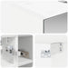 Dulap cu oglindă pentru baie Alb 60 x 14,5 x 50 cm - WALTI WALTI