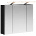 Dulap cu oglindă pentru baie Stejar Negru 60 x 14,5 x 50 cm - WALTI WALTI