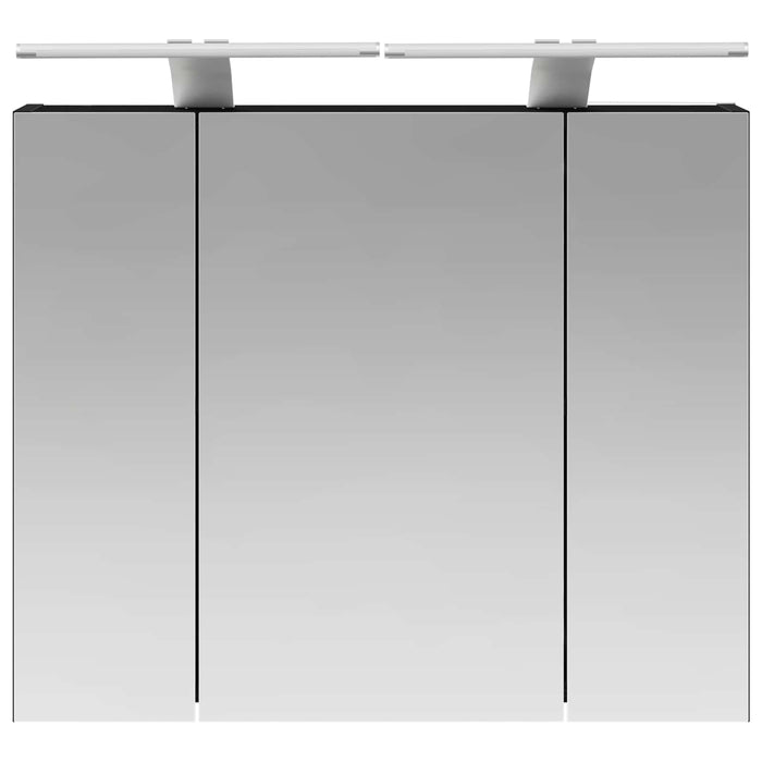 Dulap cu oglindă pentru baie Stejar Negru 60 x 14,5 x 50 cm - WALTI WALTI