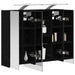 Dulap cu oglindă pentru baie Stejar Negru 60 x 14,5 x 50 cm - WALTI WALTI