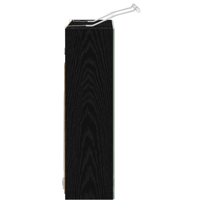 Dulap cu oglindă pentru baie Stejar Negru 60 x 14,5 x 50 cm - WALTI WALTI
