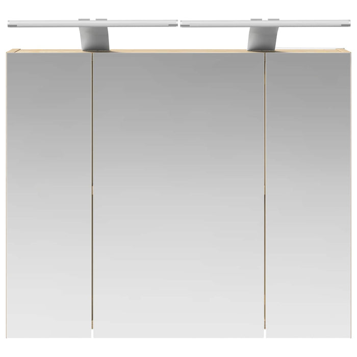 Dulap cu oglindă pentru baie Stejar Sonoma 60 x 14,5 x 50 cm WALTI
