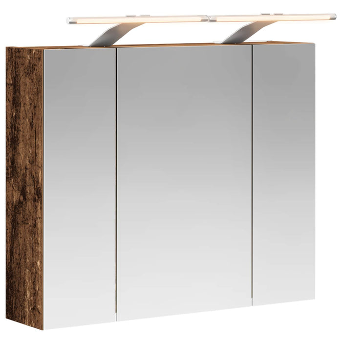 Dulap cu oglindă pentru baie Lemn vechi 60 x 14,5 x 50 cm - WALTI WALTI