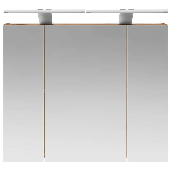 Dulap cu oglindă pentru baie Lemn vechi 60 x 14,5 x 50 cm - WALTI WALTI