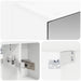 Dulap cu oglindă pentru baie Alb 70 x 14,5 x 70 cm - WALTI WALTI