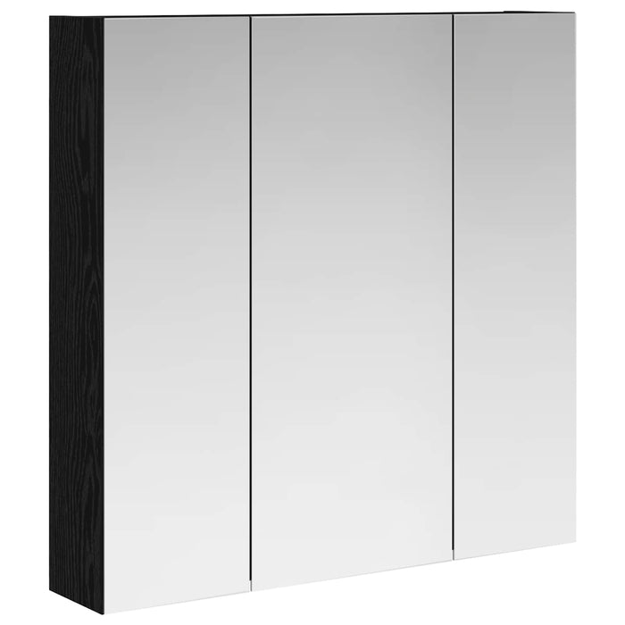 Dulap cu oglindă pentru baie Stejar Negru 70 x 14,5 x 70 cm - WALTI WALTI