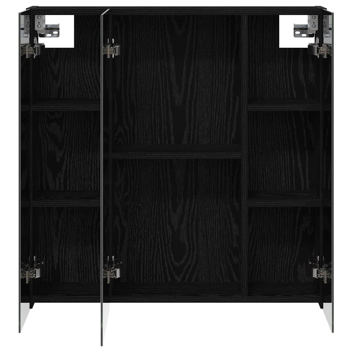 Dulap cu oglindă pentru baie Stejar Negru 70 x 14,5 x 70 cm - WALTI WALTI