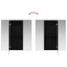 Dulap cu oglindă pentru baie Stejar Negru 70 x 14,5 x 70 cm - WALTI WALTI