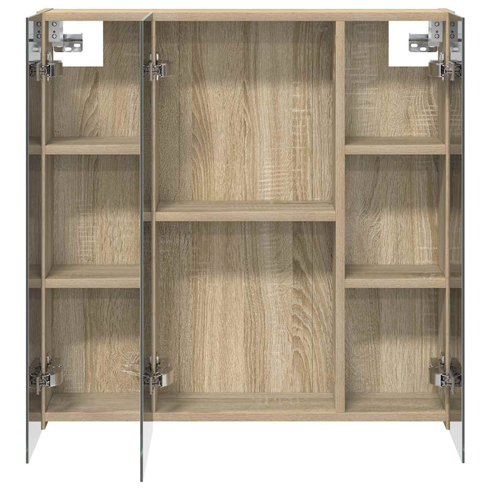 Dulap cu oglindă pentru baie Stejar Sonoma 70 x 14,5 x 70 cm - WALTI WALTI