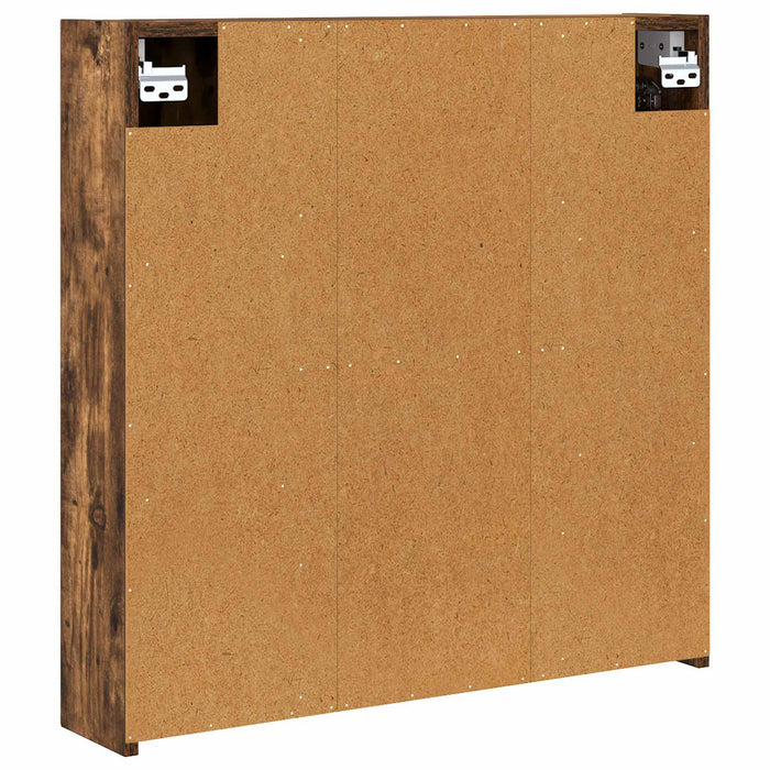 Dulap cu oglindă pentru baie Stejar fumuriu 70 x 14,5 x 70 cm - WALTI WALTI