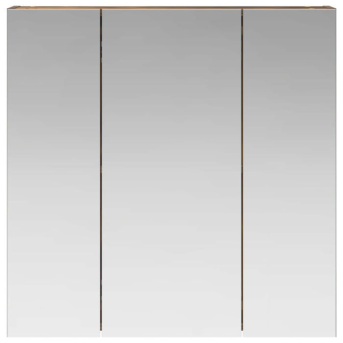 Dulap cu oglindă pentru baie Stejar fumuriu 70 x 14,5 x 70 cm - WALTI WALTI