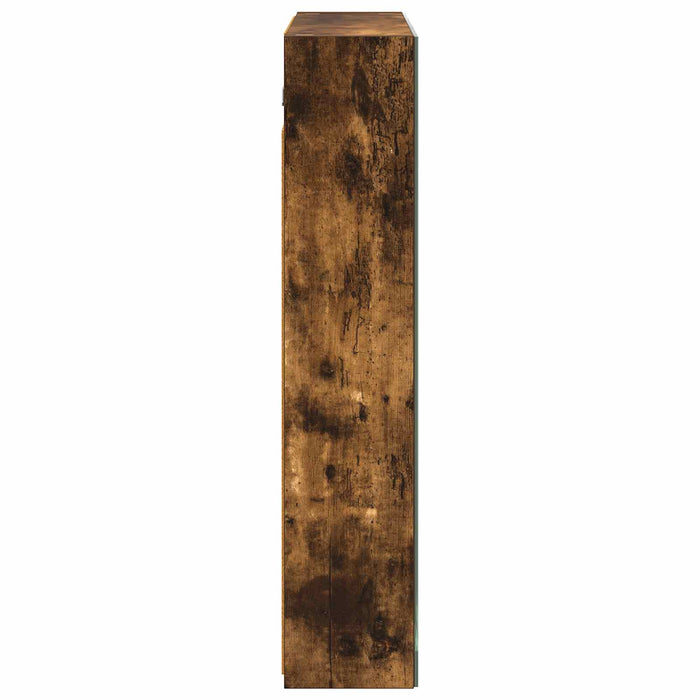 Dulap cu oglindă pentru baie Stejar fumuriu 70 x 14,5 x 70 cm - WALTI WALTI