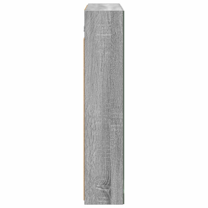 Dulap cu oglindă pentru baie Gri Sonoma 70 x 14,5 x 70 cm - WALTI WALTI