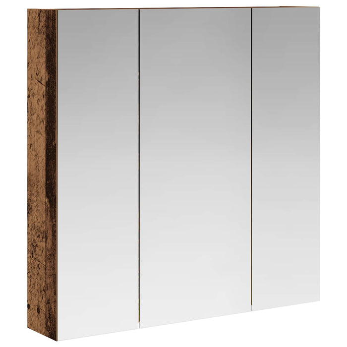 Dulap cu oglindă pentru baie Lemn vechi 70 x 14,5 x 70 cm - WALTI WALTI