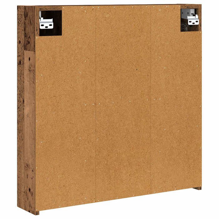 Dulap cu oglindă pentru baie Lemn vechi 70 x 14,5 x 70 cm - WALTI WALTI