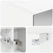Dulap cu oglindă pentru baie Alb 70 x 14,5 x 70 cm - WALTI WALTI