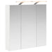 Dulap cu oglindă pentru baie Alb 70 x 14,5 x 70 cm - WALTI WALTI