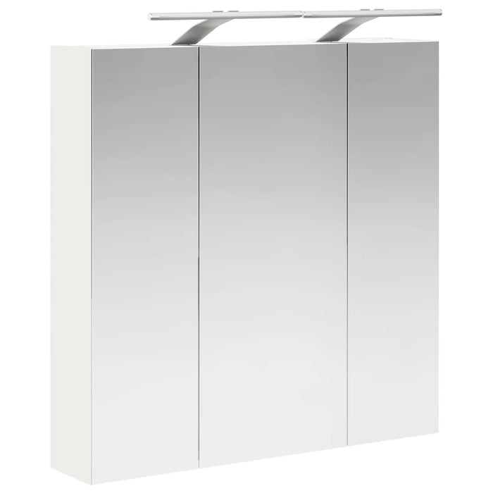 Dulap cu oglindă pentru baie Alb 70 x 14,5 x 70 cm - WALTI WALTI
